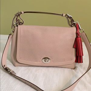 Coach bag - top handle with cross body strap